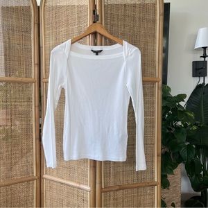 Banana Republic Ribbed Long-sleeve Shirt